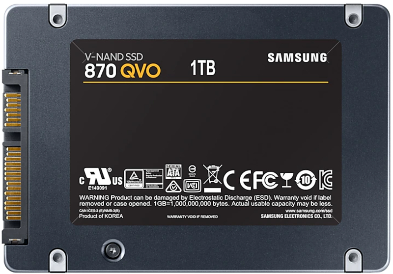 Samsung - SSD Samsung 870 QVO 1TB SATA III (560/530MB/s)