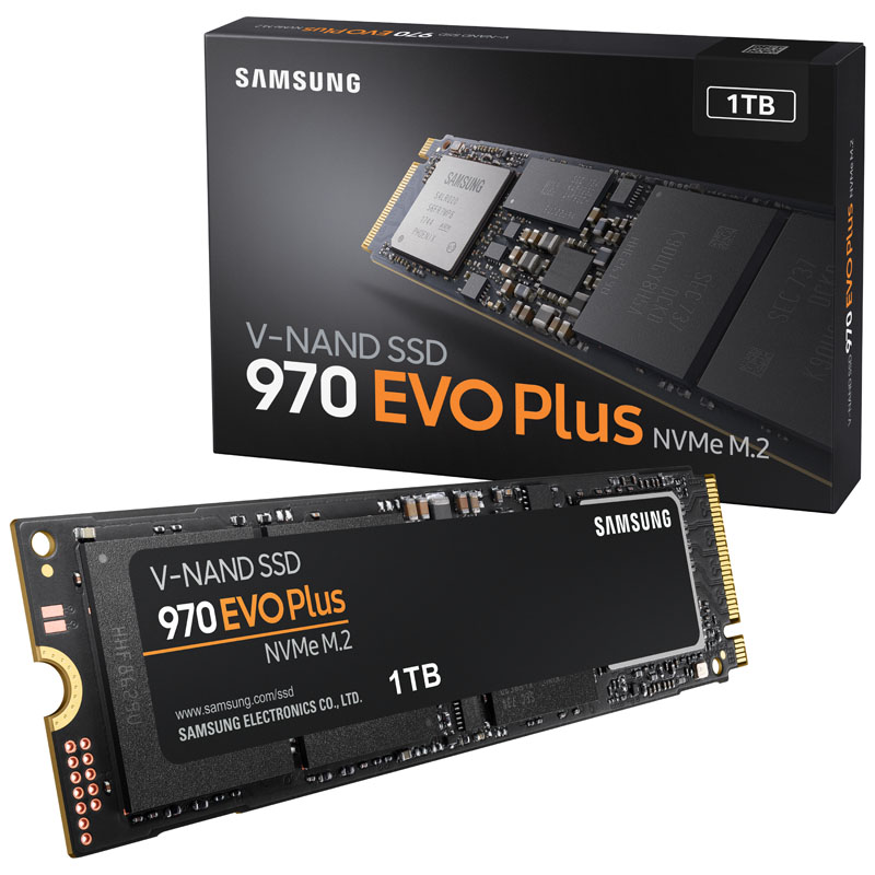 Samsung - SSD Samsung 970 EVO Plus 1TB M.2 NVMe (3500/330MB/s)