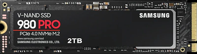 Samsung - SSD Samsung 980 PRO 2TB Gen4 M.2 NVMe (7000/5000MB/s)