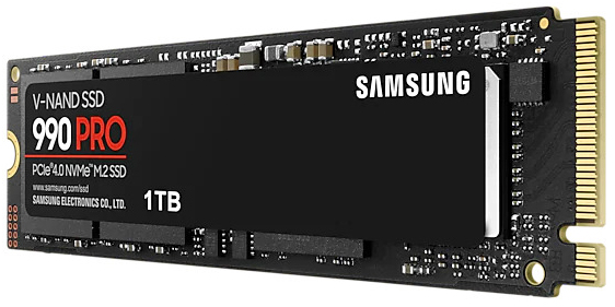 Samsung - SSD Samsung 990 PRO 1TB Gen4 M.2 NVMe (7450/6900MB/s)