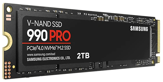 Samsung - SSD Samsung 990 PRO 2TB Gen4 M.2 NVMe (7450/6900MB/s)