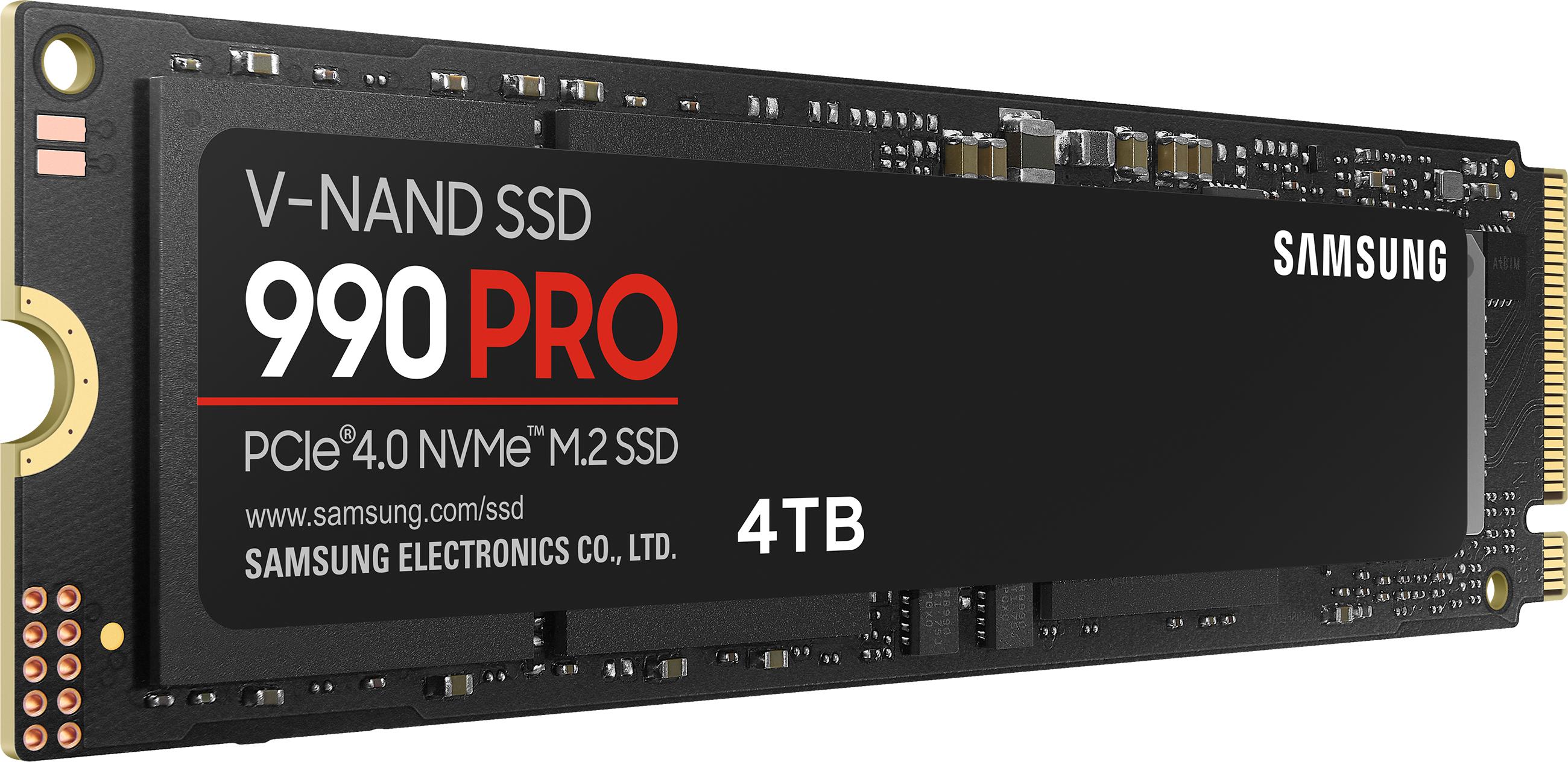 Samsung - SSD Samsung 990 PRO 4TB Gen4 M.2 NVMe (7450/6900MB/s)