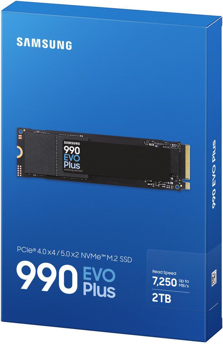 Samsung - SSD Samsung 990 EVO Plus 2TB Gen4 M.2 NVMe (7250/6300MB/s)