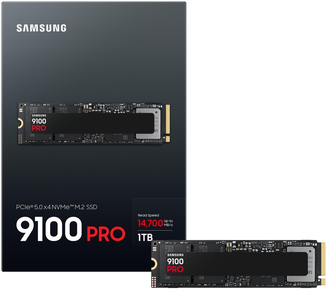 Samsung - SSD Samsung 9100 Pro 1TB Gen5 M.2 NVMe (14700/13300MB/s)