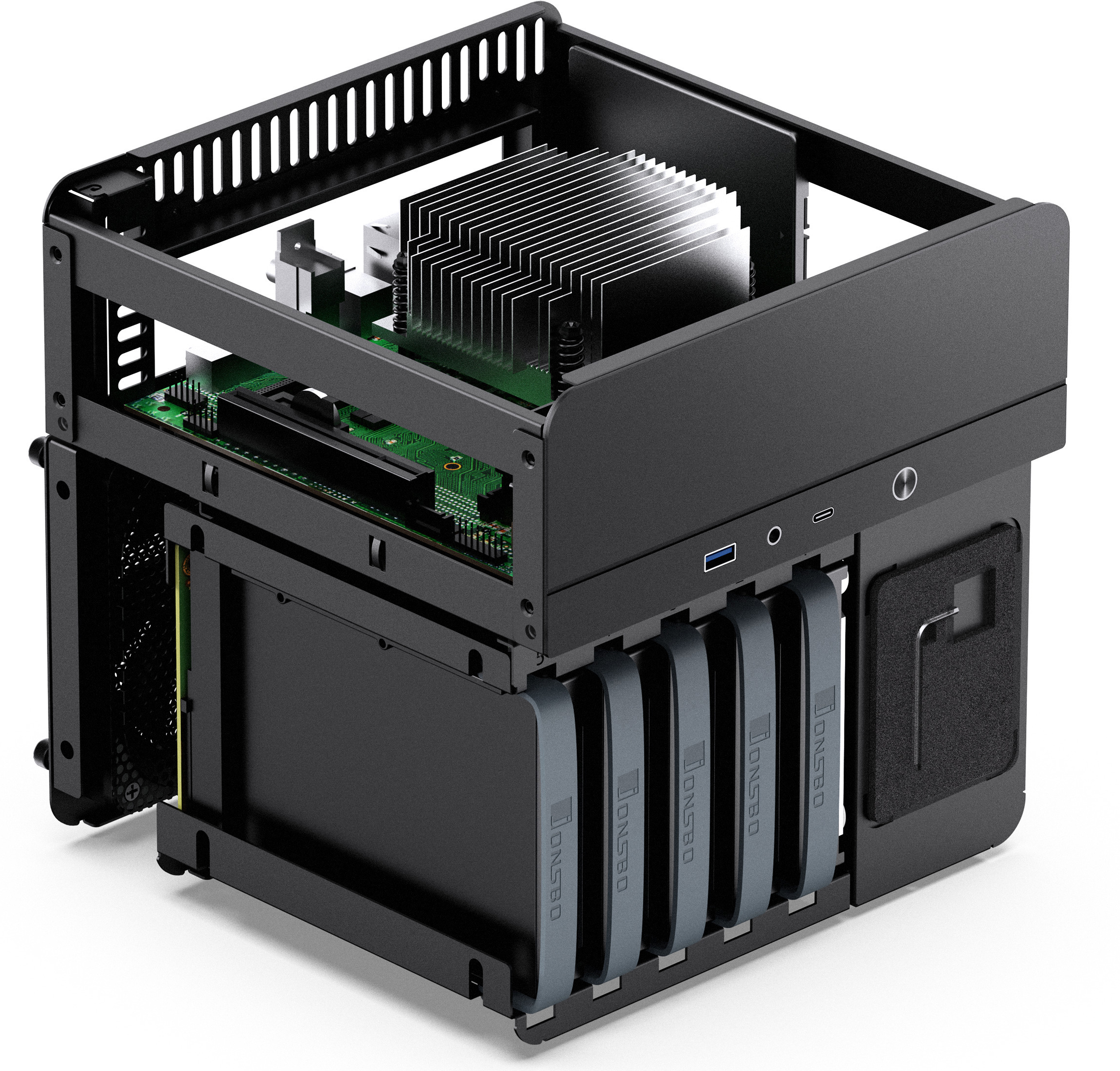 Jonsbo - Caja Mini-ITX Jonsbo N2 Negro