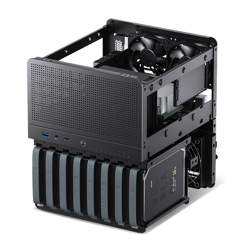 Jonsbo - Caja Mini-ITX Jonsbo N3 Negro