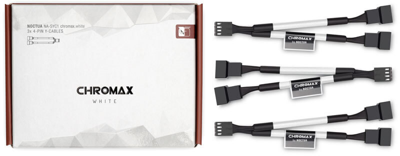 Noctua - Cable Splitter em Y para 2 x Ventiladors NA-SYC1 chromax.white