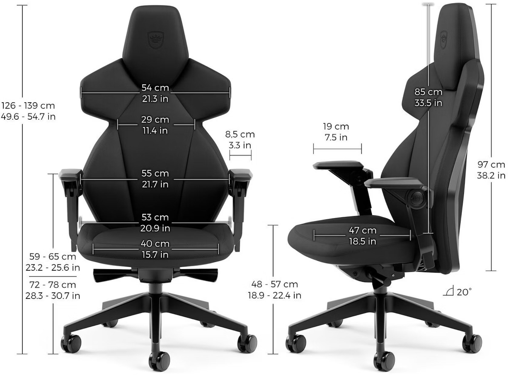 noblechairs - ** B Grade ** Silla noblechairs DAWN - Black Edition