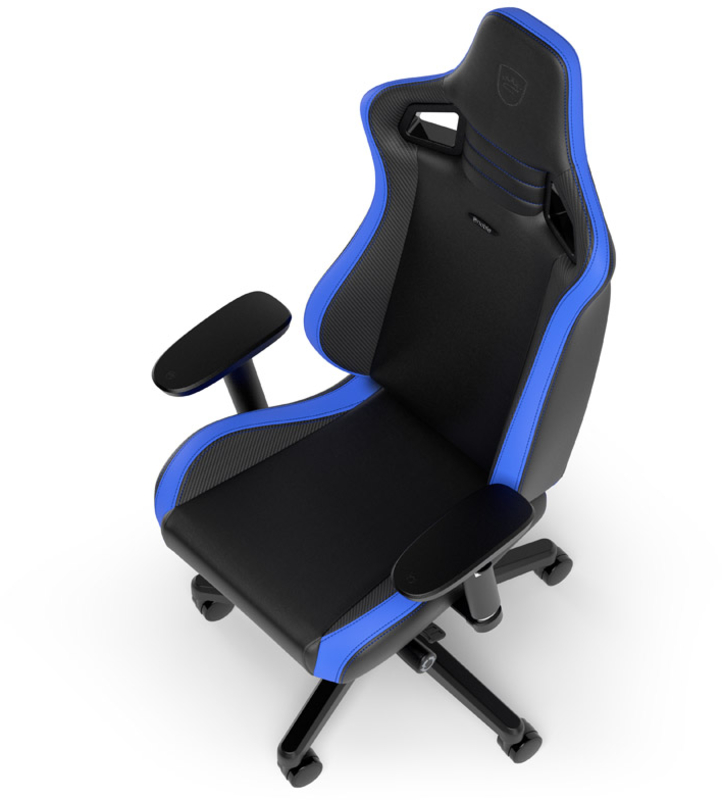 noblechairs - Silla noblechairs EPIC Compact - Negro /Carbono /Azul