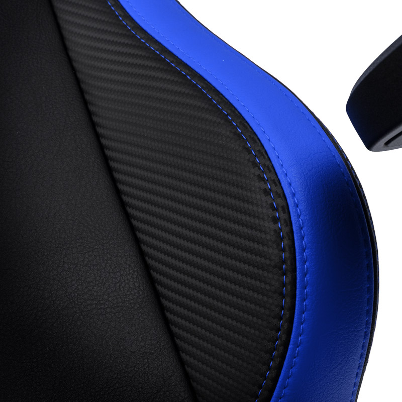 noblechairs - Silla noblechairs EPIC Compact - Negro /Carbono /Azul