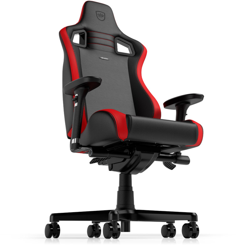 noblechairs - ** B Grade ** Silla noblechairs EPIC Compact - Negro /Carbono /Vermelho