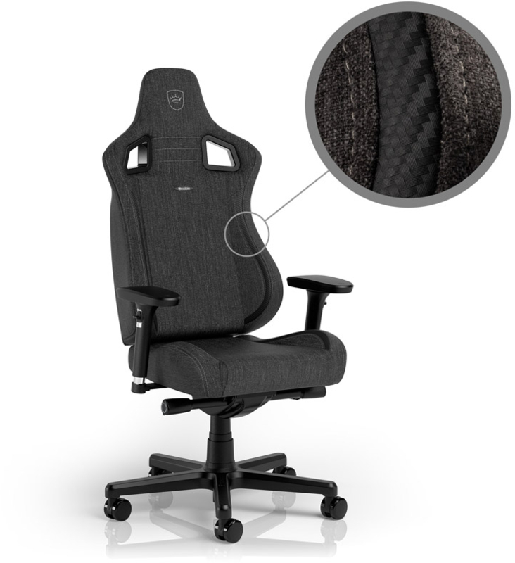 ** B Grade ** Silla noblechairs EPIC Compact TX - Fabric Anthracite /Carbono