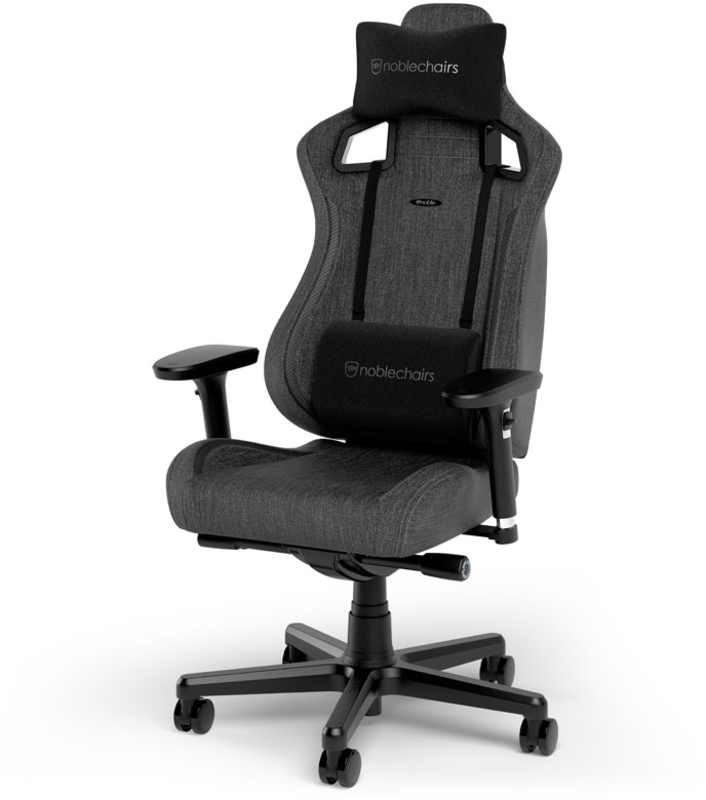 noblechairs - Silla noblechairs EPIC Compact TX - Fabric Anthracite /Carbono