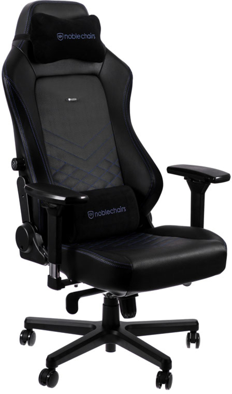 noblechairs - ** B Grade ** Silla noblechairs HERO PU Leather Negro / Azul