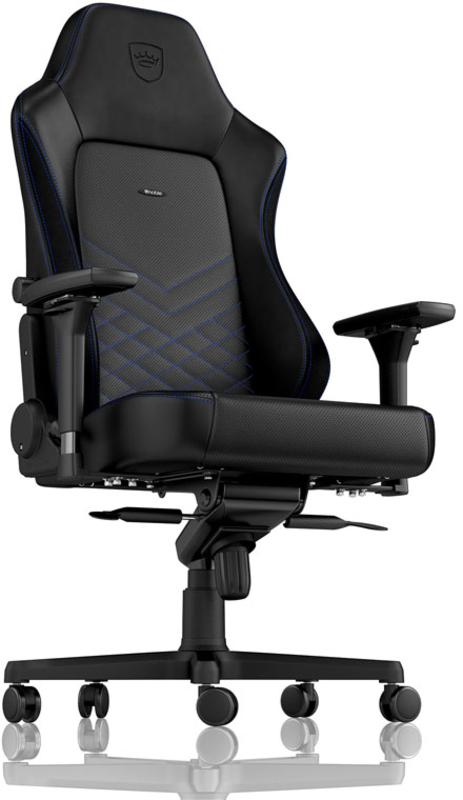 noblechairs - Silla noblechairs HERO PU Leather Negro / Azul