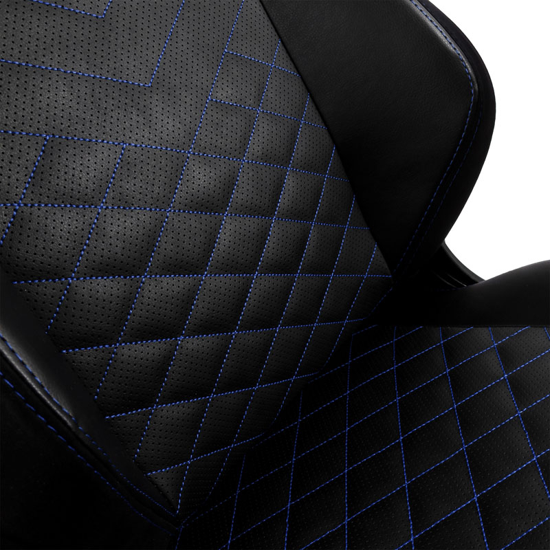 noblechairs - Silla noblechairs HERO PU Leather Negro / Azul