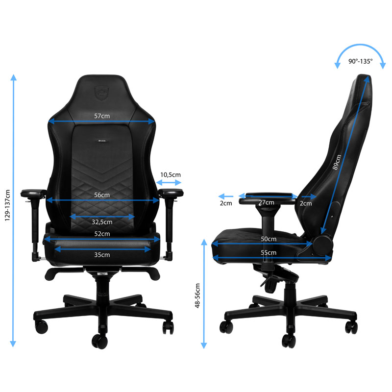 noblechairs - ** B Grade ** Silla noblechairs HERO - Negro