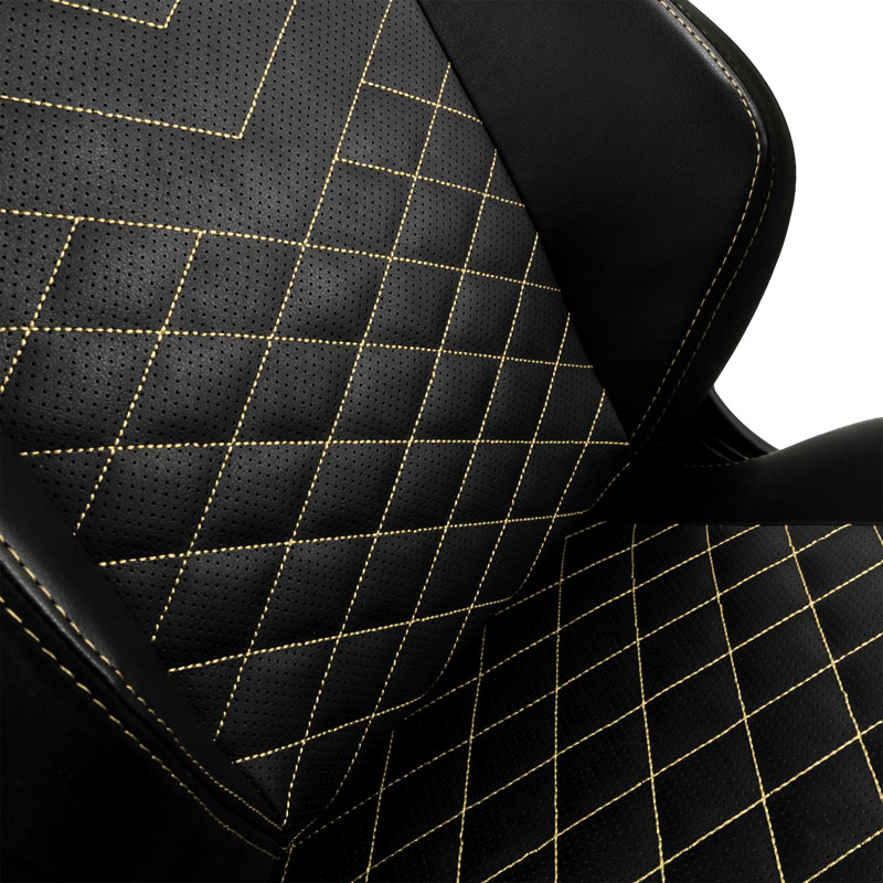 noblechairs - ** B Grade ** Silla noblechairs HERO PU Leather Negro / Dorado