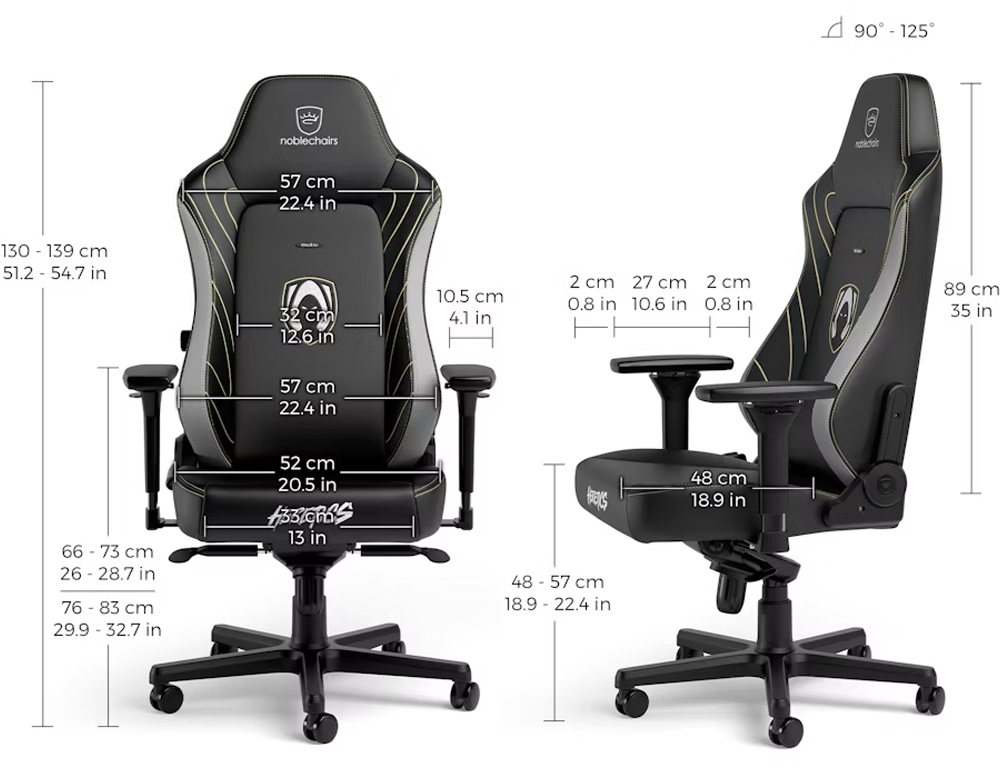 noblechairs - ** B Grade ** Silla noblechairs HERO - Team Heretics Editio