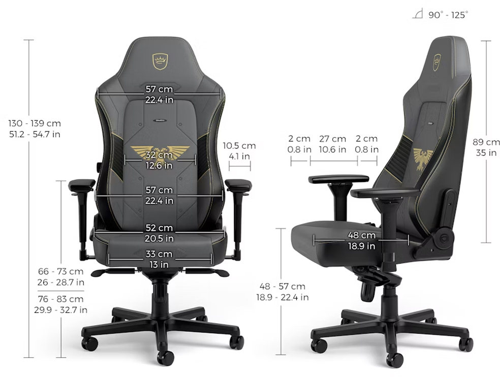 noblechairs - ** B Grade ** Silla noblechairs HERO - Warhammer 40k Editio