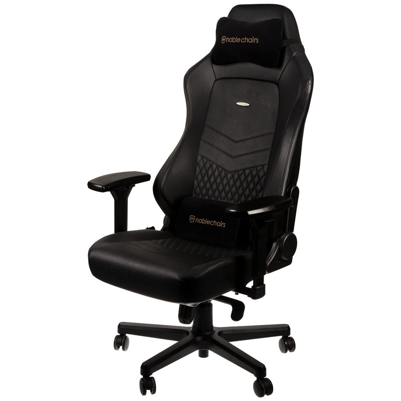 noblechairs - ** B Grade ** Silla noblechairs HERO -  Real Leather Negro