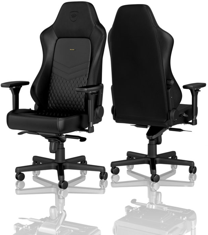 noblechairs - Silla noblechairs HERO Real Leather Negro