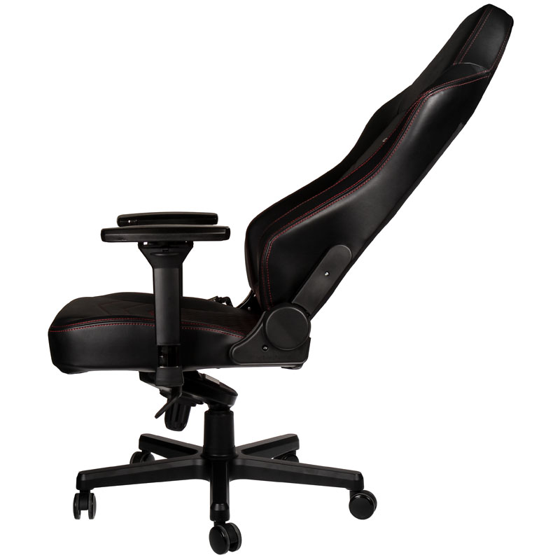 noblechairs - ** B Grade ** Silla noblechairs HERO Real Leather Negro/Rojo