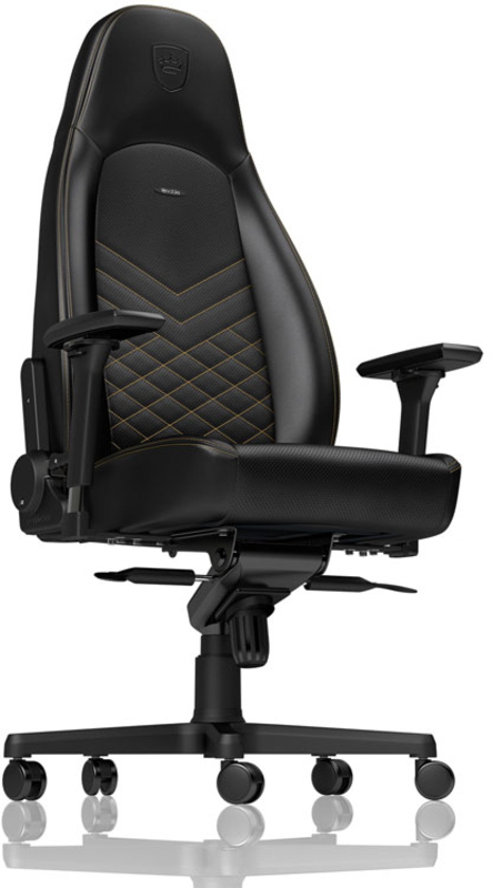 noblechairs - ** B Grade ** Silla noblechairs ICON PU Leather Negro / Dorado