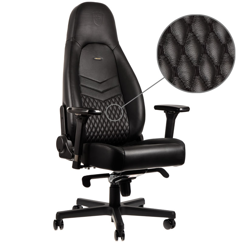 noblechairs - ** B Grade ** Silla noblechairs ICON Real Leather Negro