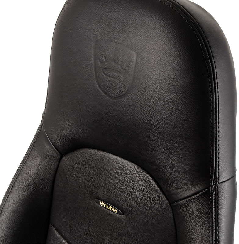 noblechairs - Silla noblechairs ICON Real Leather Negro