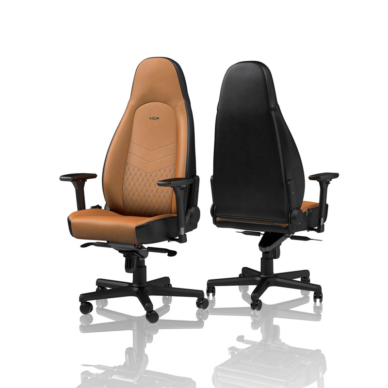 noblechairs - ** B Grade ** Silla noblechairs ICON Real Leather Cognac / Negro