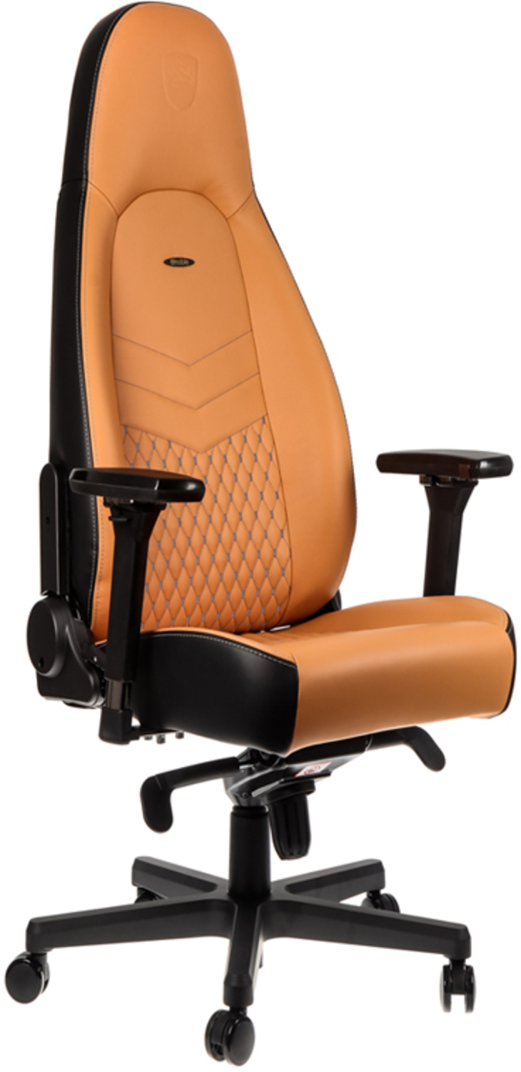 noblechairs - Silla noblechairs ICON Real Leather Cognac / Negro