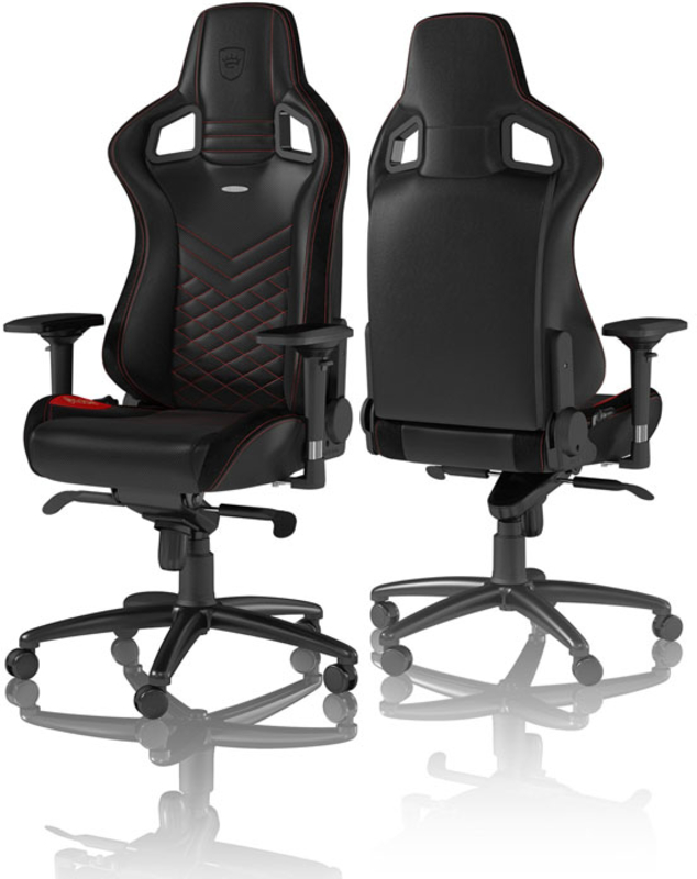 noblechairs - Silla noblechairs EPIC PU Leather Negro / Rojo