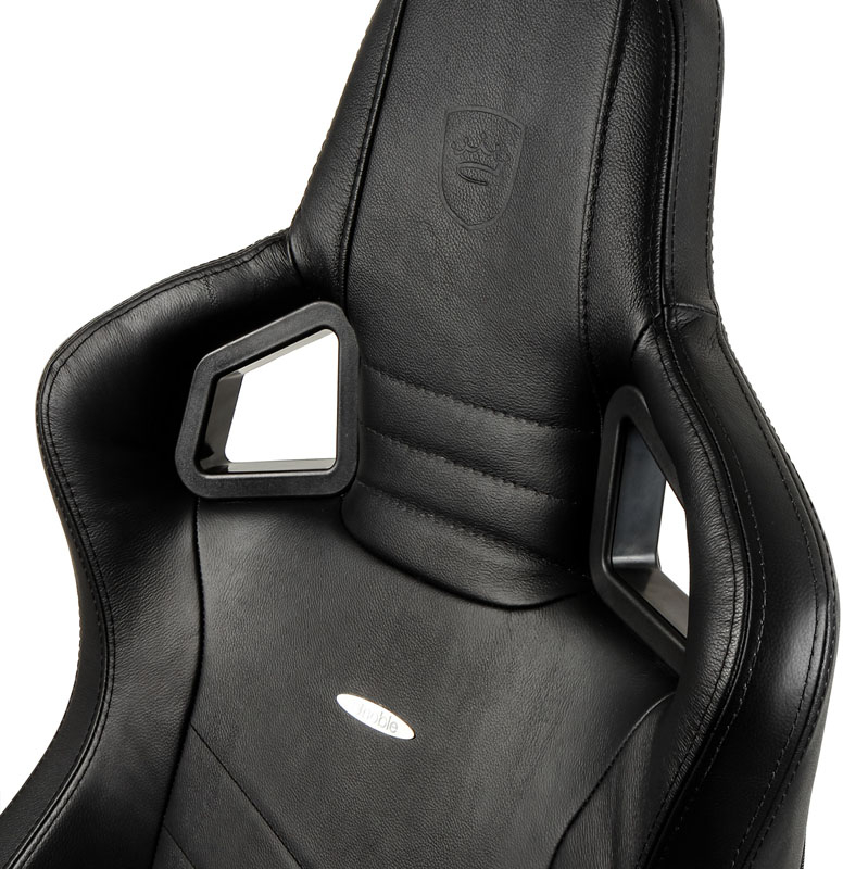 noblechairs - Silla noblechairs EPIC Real Leather - Negro