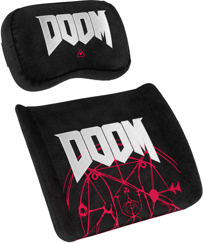 noblechairs - Juego de Almohadas noblechairs Memory Foam - DOOM Edition