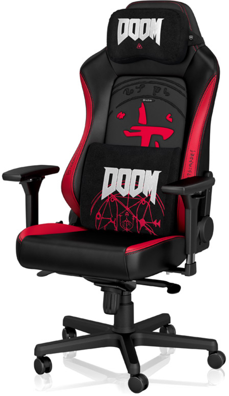 noblechairs - Juego de Almohadas noblechairs Memory Foam - DOOM Edition