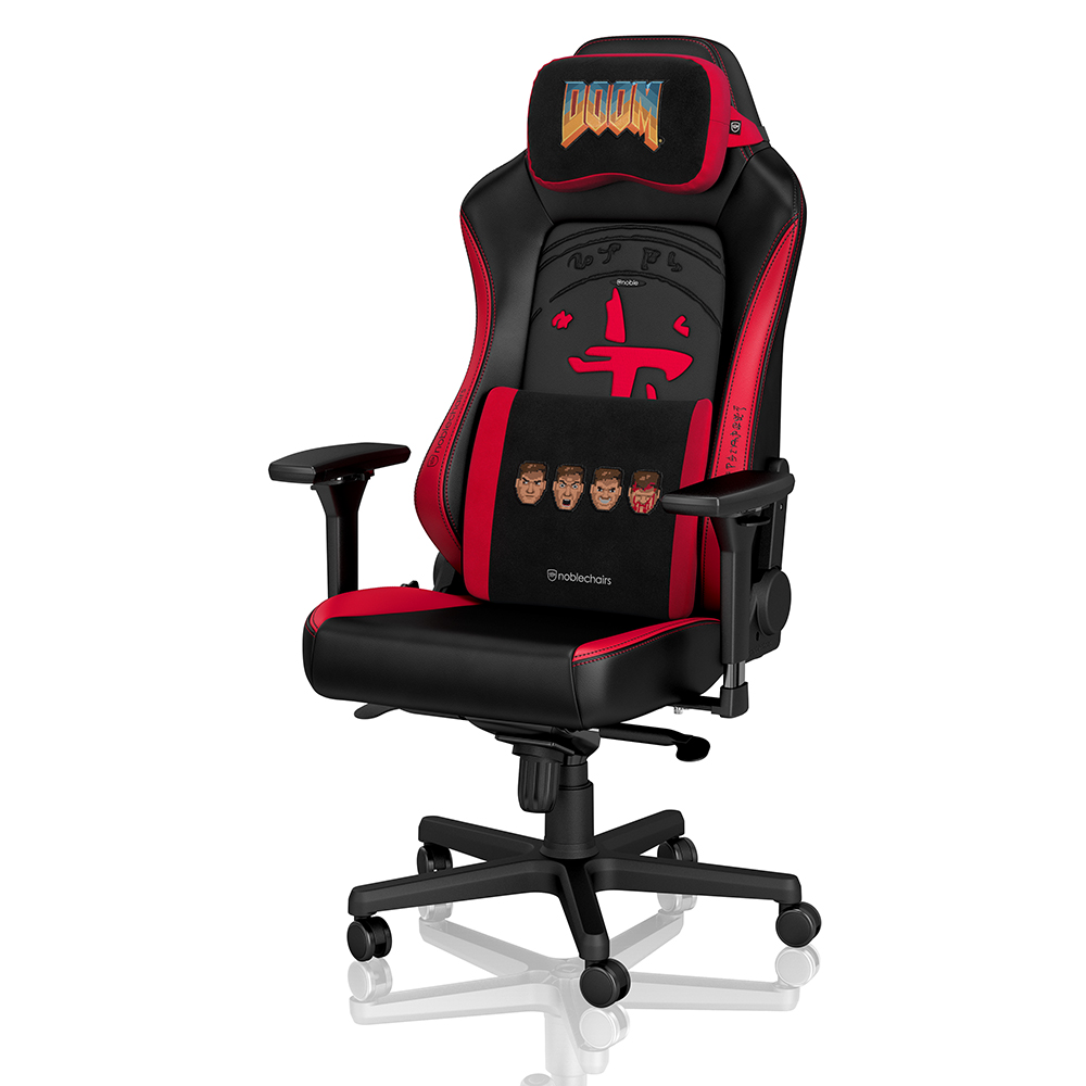 noblechairs - Juego de Almohadas noblechairs Memory Foam - Doom Retro Edition