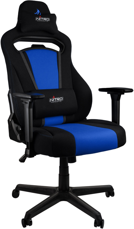 Silla Nitro Concepts E250 Gaming Negra / Azul