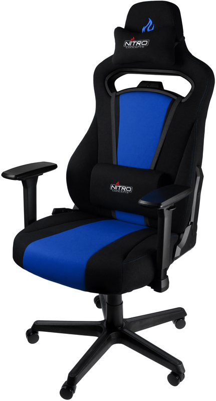 Nitro Concepts - Silla Nitro Concepts E250 Gaming Negra / Azul