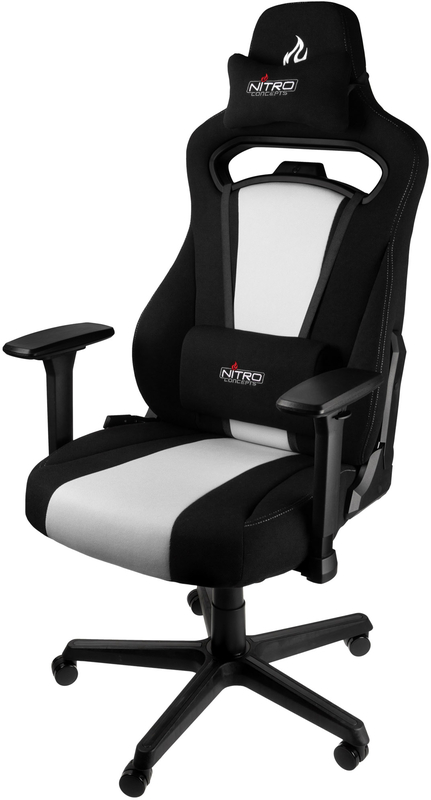 Nitro Concepts - Silla Nitro Concepts E250 Gaming Blanca