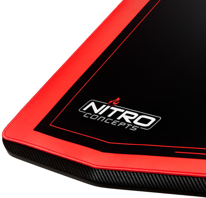 Nitro Concepts - Mesa Gaming Nitro Concepts D16E Carbon Red - Elétrica