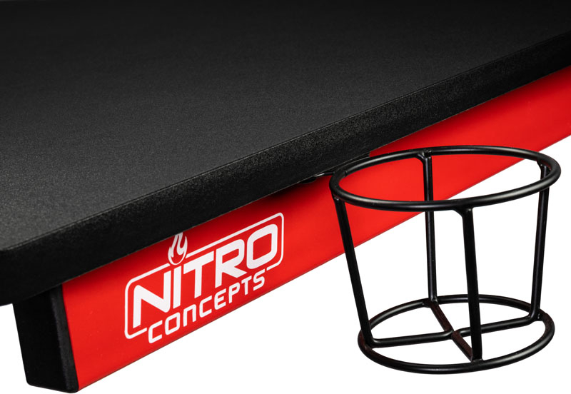Nitro Concepts - Mesa / Mesa Gaming Nitro Concepts Negra / Roja