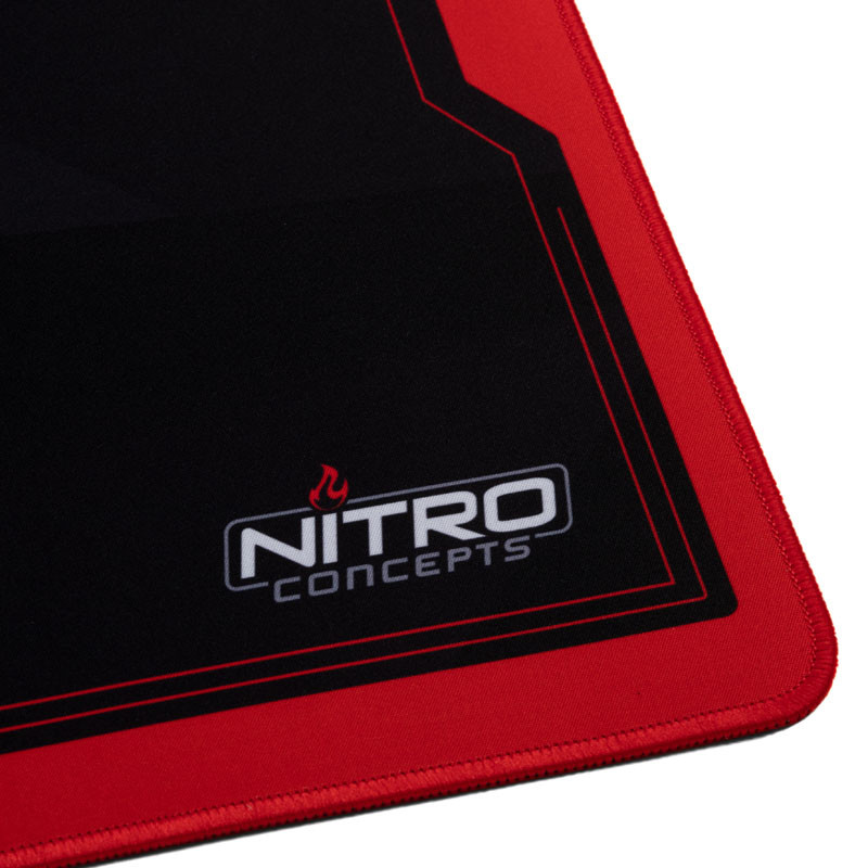 Nitro Concepts - Alfombrilla Nitro Concepts Deskmat Negro/Rojo (900x400mm)