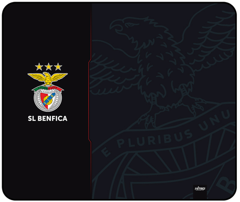 Alfombrilla Nitro Concepts Sport Lisboa e Benfica, Fan Edition - Negro