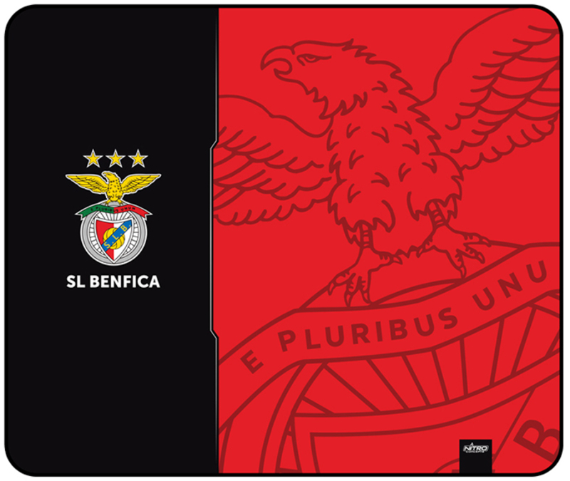 Alfombrilla Nitro Concepts Sport Lisboa e Benfica, Fan Edition - Rojo