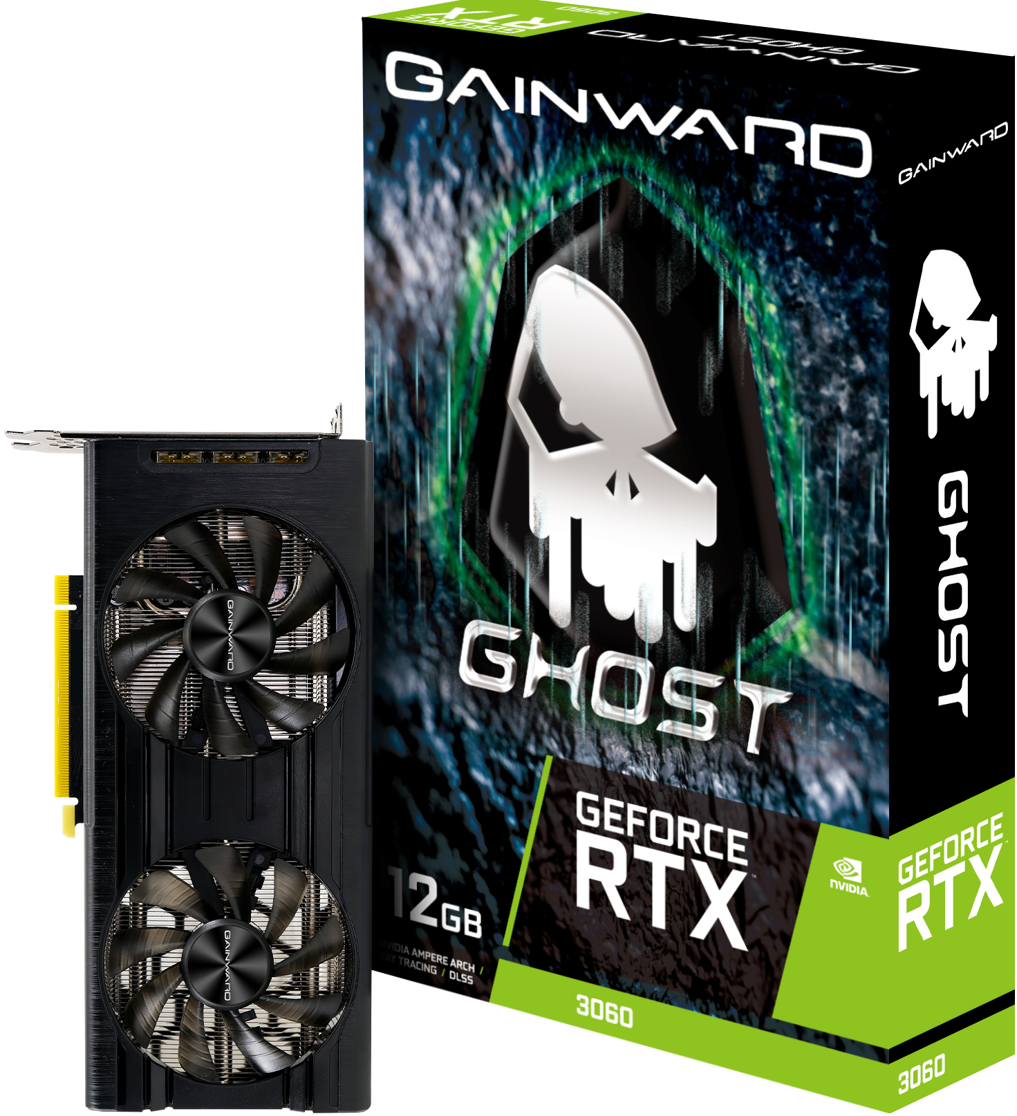 Gainward - Tarjeta Gráfica Gainward GeForce® RTX 3060 Ghost 12GB GDDR6