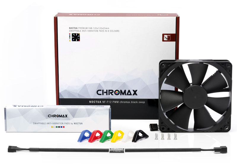 Noctua - Ventilador Noctua NF-F12-PWM Chromax (Swap) 120mm