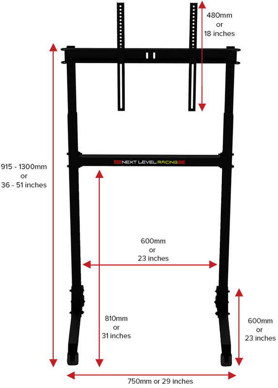 Next Level Racing - Soporte Monitor Next Level Racing Free Standing Single Monitor