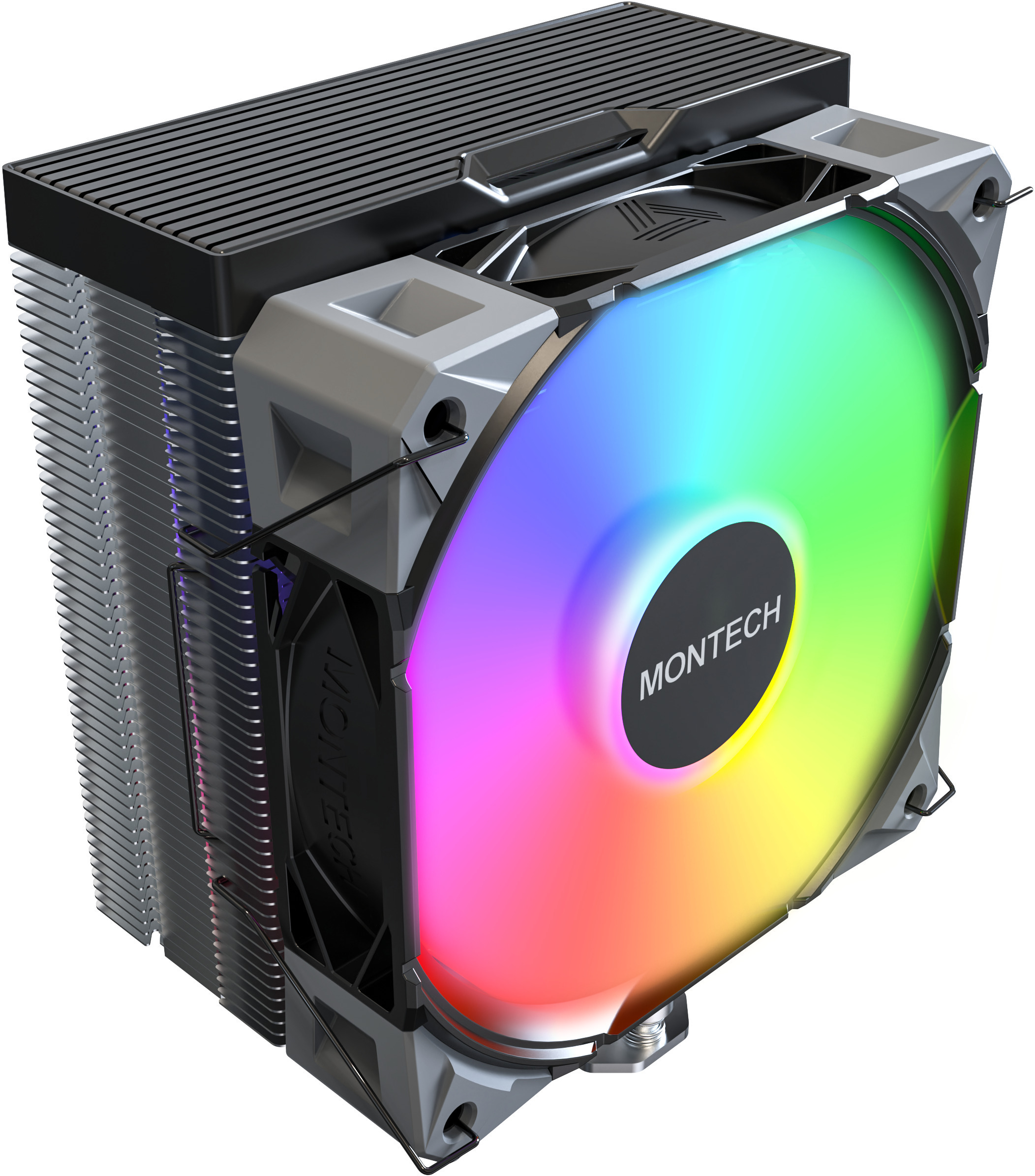 Montech - Cooler CPU Montech NX400 120mm Negro ARGB