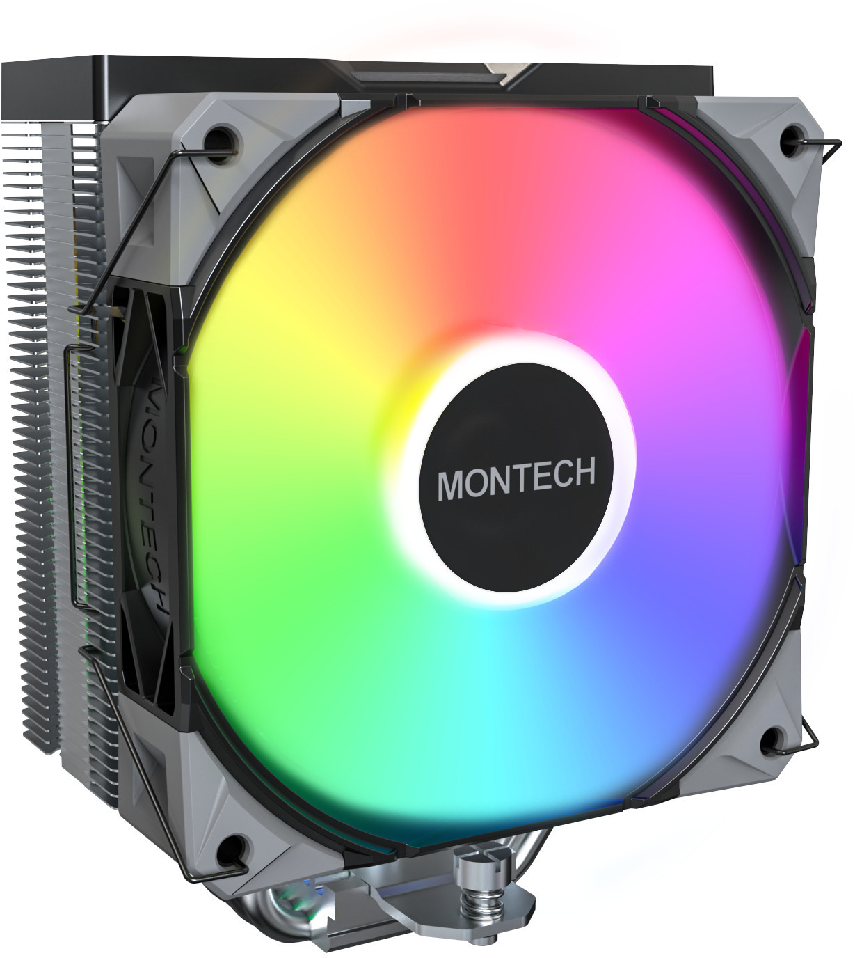 Montech - Cooler CPU Montech NX400 120mm Negro ARGB